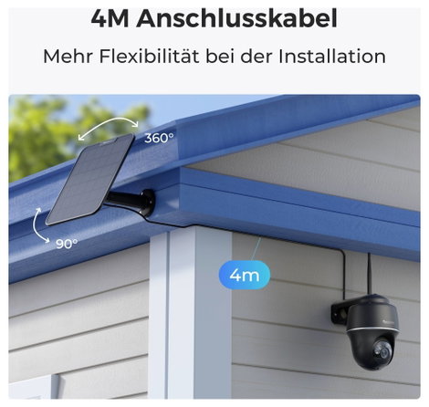 Reolink Solar Panel 2-B-Type-C Szolár panel 4. kép