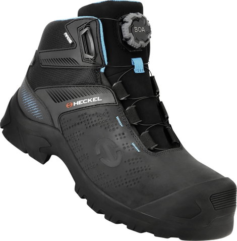 Heckel MACCROSSROAD 3.0 S3 HIGH BOA 6736343 Biztonsági csizma S3 Cipőméret (EU): 43 Fekete, Sárga 1