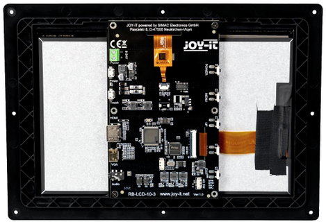 Joy-it RB-LCD-10-3 Érintőkijelzős monitor 25.7 cm (10.1 coll) 1280 x 800 Pixel Házzal 2. kép
