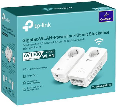 TP-LINK TL-WPA1300P KIT(DE) Powerline hálózati készlet TL-WPA1300P KIT(DE) 1.3 GBit/s 3. kép