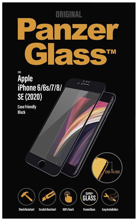 PanzerGlass Edge2Edge Kijelzővédő üveg iPhone 6, iPhone 7, iPhone 8, iPhone SE (20) 1 db 2679