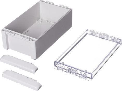 Bopla Bocube B 221309 PC-V0-G-7035 96025235 Kültéri ház Polikarbonát V0 Élénk szürke (RAL 7035) 1 db 2. kép