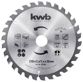 kwb 587859 Körfűrészlap 210 x 30 mm 1 db
