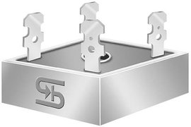 Taiwan Semiconductor GBPC5006 Híd egyenirányító 600 V Array - négyszeres Tray
