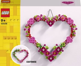 40638 LEGO® ICONS™ Szív dekoráció