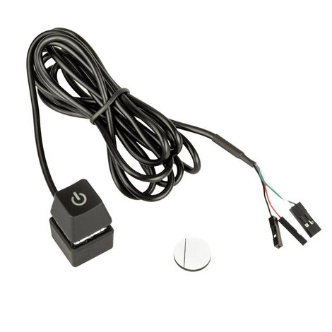 Kolink KL-EXPWR Külső bekapcsológomb Fekete 2. kép