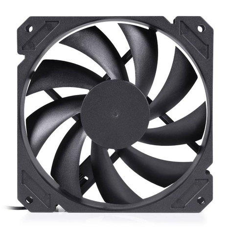 Alphacool Core PWM-Lüfter 2.500 U/min Számítógépház ventilátor Fekete (Sz x Ma x Mé) 120 x 25 x 120