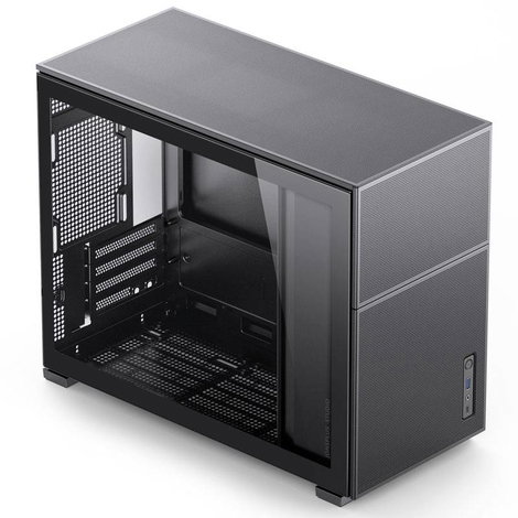 Jonsbo D31 MESH Mikro torony Ház, Gaming doboz Fekete 2. kép