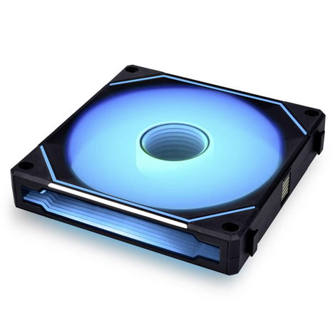 Lian Li UNI FAN SL-INF 140 ARGB PWM Számítógépház ventilátor Fekete (Sz x Ma x Mé) 140 x 142 x 25 mm