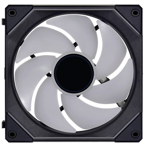 Lian Li UNI FAN SL-INF 140 ARGB PWM Számítógépház ventilátor Fekete (Sz x Ma x Mé) 140 x 142 x 25 mm 3. kép