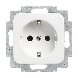Busch-Jaeger Betét Csatlakozó aljzat Reflex SI, Reflex SI Linear Tiszta fehér (RAL 9010), Alpesi feh