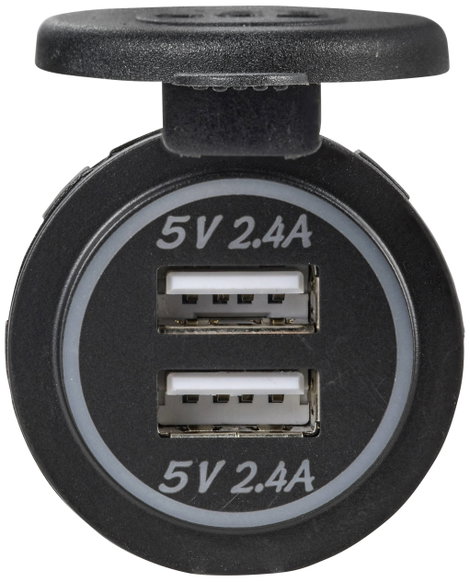 VOLTCRAFT USB dupla aljzat 12-24V 4,8A 12/24 V 4. kép