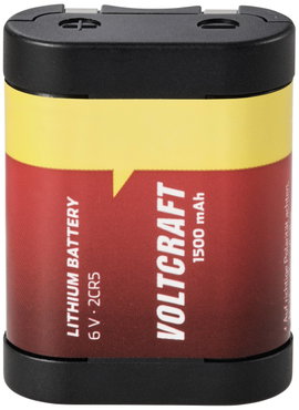 VOLTCRAFT 2CR5 Fotóelem Lítium 1500 mAh 6 V 1 db