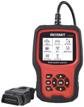 VOLTCRAFT VC-OBD-9710 OBD II diagnosztikai eszköz VC-14616100