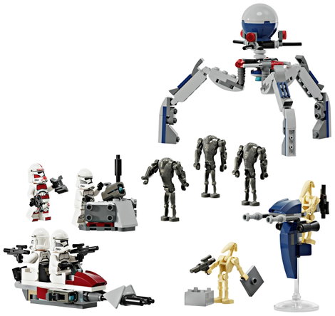 LEGO® STAR WARS™ 75372 Clone Trooper™ és Battle Droid™ Battle Pack 2. kép