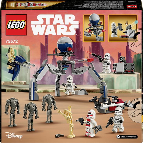 LEGO® STAR WARS™ 75372 Clone Trooper™ és Battle Droid™ Battle Pack 3. kép