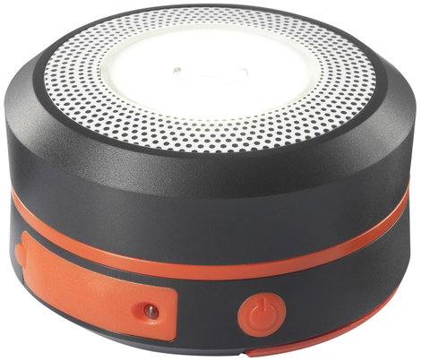 SP-SB-6038 Kemping lámpás EEK G (A - G) 120 lm Napenergiával üzemeltetett 138 g Fekete/piros 2. kép