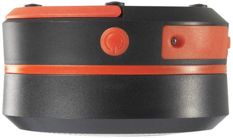 SP-SB-6038 Kemping lámpás EEK G (A - G) 120 lm Napenergiával üzemeltetett 138 g Fekete/piros 4. kép