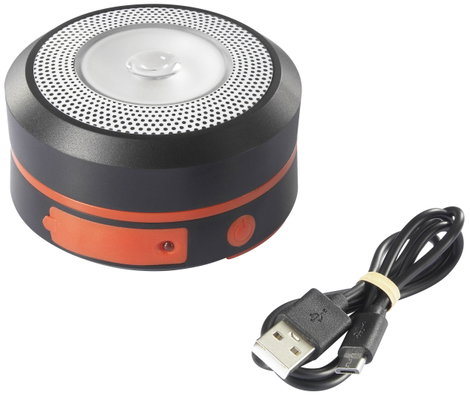 SP-SB-6038 Kemping lámpás EEK G (A - G) 120 lm Napenergiával üzemeltetett 138 g Fekete/piros 5. kép