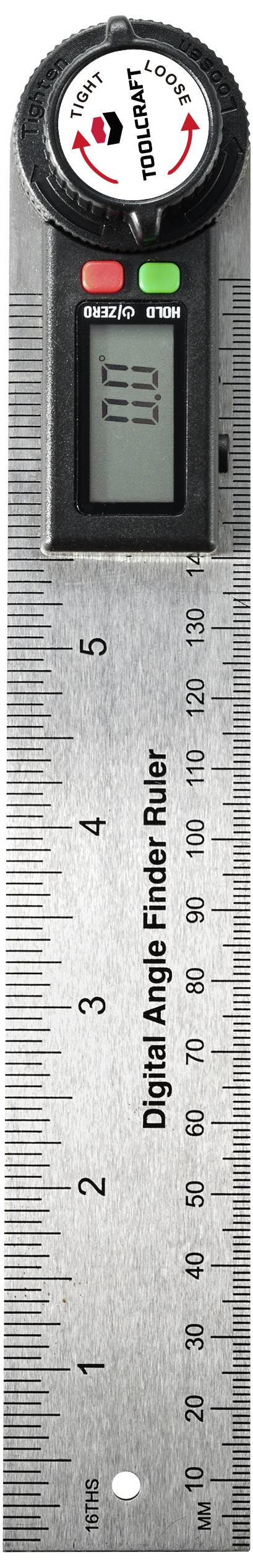TOOLCRAFT TO-8706177 Digitális szögmérő 360 ° 2. kép