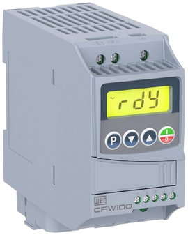 WEG Frekvencia átalakító CFW100 C 04P2 S2 0.75 kW 1 fázisú 200 V, 240 V