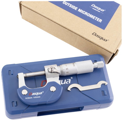 Dasqua 4111-5210 4111-5210 Mikrométer 25 - 50 mm Leolvasás: 0.01 mm 6. kép