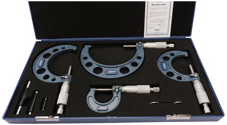 Dasqua 4111-8210 4111-8210 Mikrométer készlet 0 - 100 mm Leolvasás: 0.01 mm 6. kép