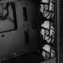 Kolink Observatory HF Mesh Midi torony Számítógép ház Fekete 2 előre telepített hűtő, 4 előre telepí 9. bélyegkép