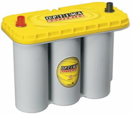 Ólomakku 12 V 75 Ah Optima Batteries YTS5.5 8511870008882 Ólom-vlies (AGM) 325 x 238 x 165 mm Karban