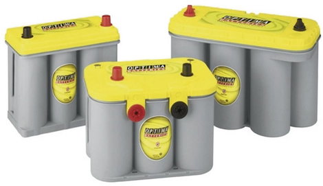 Ólomakku 12 V 75 Ah Optima Batteries YTS5.5 8511870008882 Ólom-vlies (AGM) 325 x 238 x 165 mm Karban 2. kép