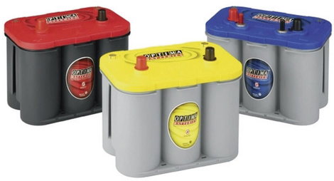 Ólomakku 12 V 75 Ah Optima Batteries YTS5.5 8511870008882 Ólom-vlies (AGM) 325 x 238 x 165 mm Karban 3. kép