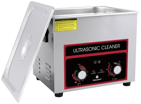 TOOLCRAFT USC-1000 Ultrahangos tisztító Műhely, Ékszerek, Irodaszer 440 W 10 l fűtéssel, tisztítókos 3. kép
