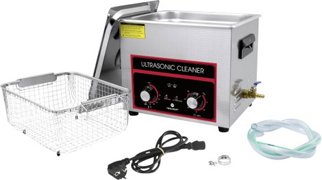 TOOLCRAFT USC-1000 Ultrahangos tisztító Műhely, Ékszerek, Irodaszer 440 W 10 l fűtéssel, tisztítókos 6. kép