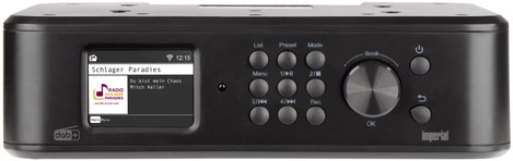 Imperial DABMAN i460 (sw) Konyhai internetrádió Internet, DAB+, URH, FM Bluetooth®, Internetrádió, U