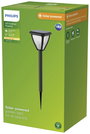 Philips Napelemes kerti lámpa Vapora 8720169265721 LED 1.5 W Melegfehér Fekete 2. bélyegkép