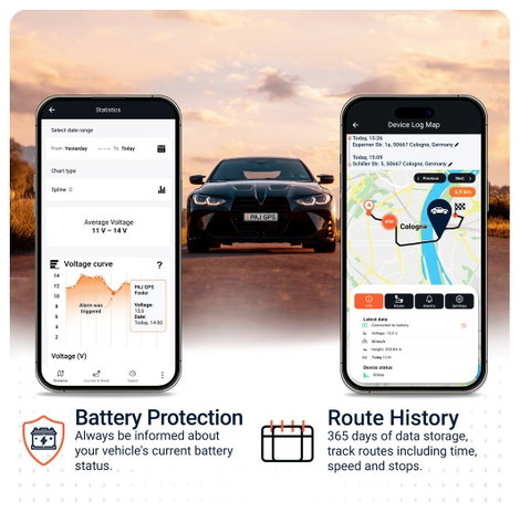 PAJ GPS VEHICLE FINDER 4G 2.0 GPS helymeghatározó rendszer Járműkövetés Fekete 3. kép