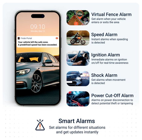 PAJ GPS VEHICLE FINDER 4G 2.0 GPS helymeghatározó rendszer Járműkövetés Fekete 9. kép