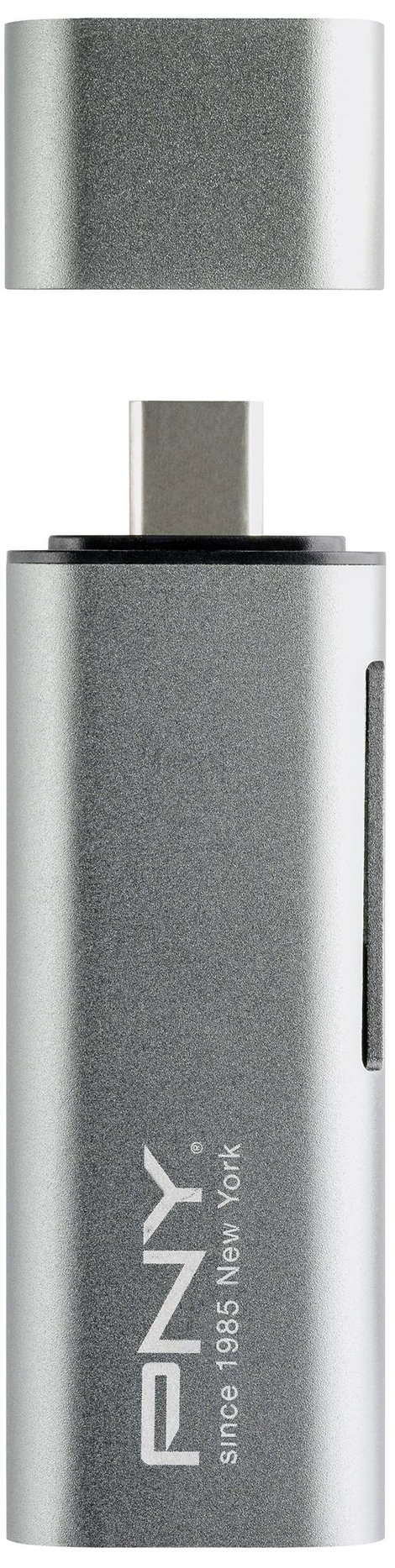 PNY R-TC-UA-3N1E01-RB Külső memóriakártya olvasó USB-C® USB 3.2 (Gen 1) Fémes 3. kép