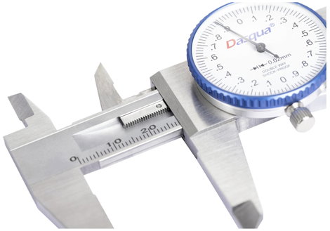Dasqua 1331-2115 1331-2115 Órás tolómérő 150 mm 2. kép