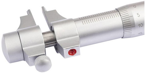 Dasqua 4911-8105 4911-8105 Belső mikrométer Referenciamérettel 5 - 30 mm Leolvasás: 0.01 mm 4. kép