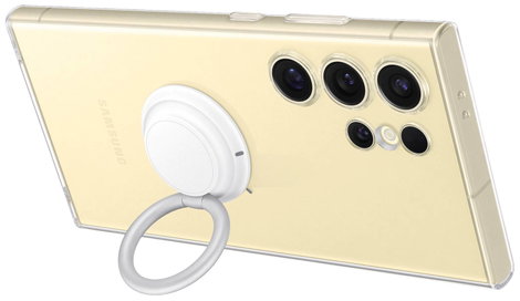 Samsung Clear Gadget Hátlap Samsung Galaxy S24 Ultra Átlátszó Álló funkció 3. kép