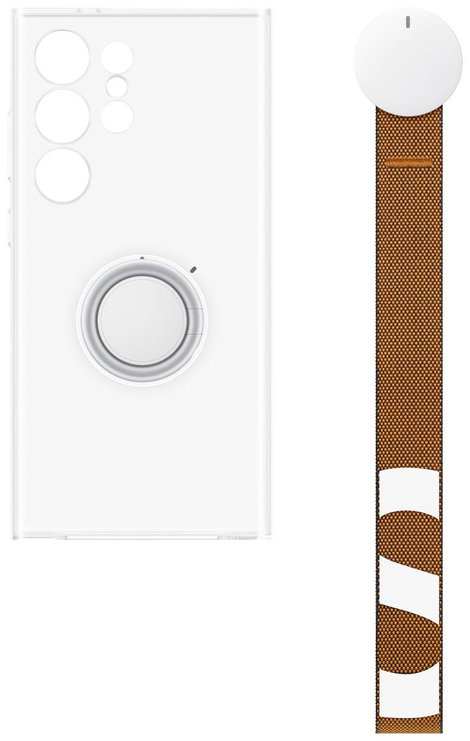 Samsung Clear Gadget Hátlap Samsung Galaxy S24 Ultra Átlátszó Álló funkció 6. kép
