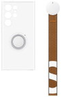 Samsung Clear Gadget Hátlap Samsung Galaxy S24 Ultra Átlátszó Álló funkció 6. bélyegkép