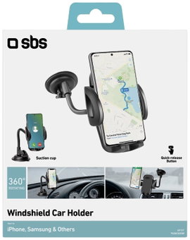 sbs mobile Universalhalterung für Autos für Smartphone bis zu 6 Tapadókorong Autós mobiltelefon tart