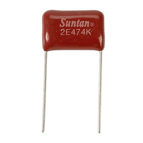 Suntan TS02002E474KSB0E0R 1 db Fóliakondenzátor 470 nF 250 V 10 % 15 mm (H x Sz) 7.8 mm x 18 mm