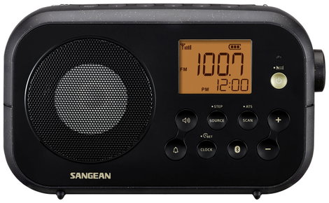 Sangean PR-D12 BT Asztali rádió AM, URH Bluetooth® Fekete 2. kép