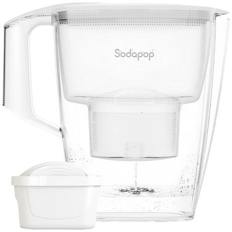 Sodapop 10029101 Vízszűrő 3 l Fehér, Átlátszó