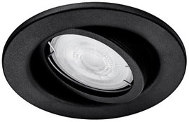Philips 8720169266858 Fresco LED-es beépíthető lámpa LED GU10 4.6 W Fekete