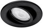 Philips 8720169266858 Fresco LED-es beépíthető lámpa LED GU10 4.6 W Fekete bélyegkép