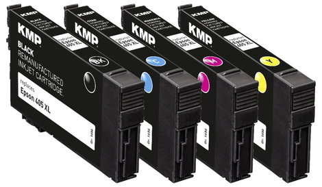 KMP Tinta helyettesíti Epson 405XL, T05H6, T05H1, T05H2, T05H3, T05H4 Kompatibilis Kombinált csomag  3. kép